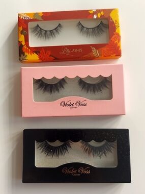 Violet Voss Black Dramatic False Lashes - Flirty Volume